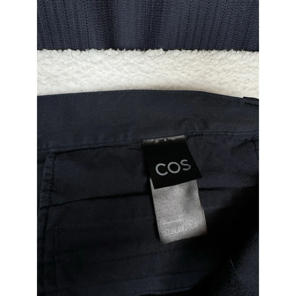 COS Navy Blue Trousers Chino Pants - Men's 38R (Fits 36x30)